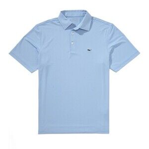 Size XL Vineyard Vines Solid Sankaty Mens Performance Polo Jake Blue NWT